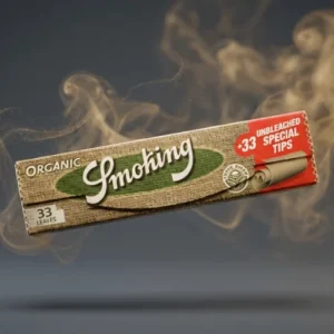Smoking King Size Organic Sigara Kağıdı + Zıvanalı