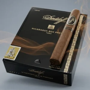 Davidoff Nicaragua Box Pressed Puro – 12’s Ahşap Lutu