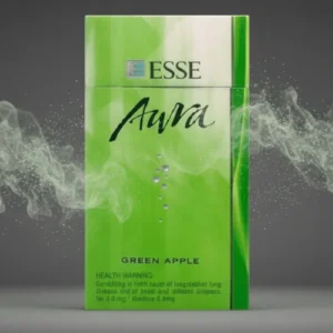 Esse Superslim Aura Green ithal sigara – Elma Aromalı