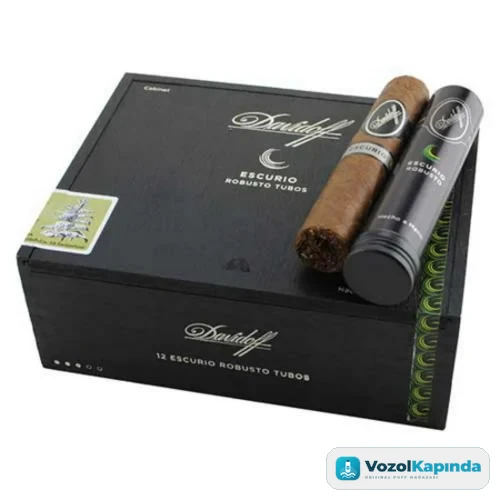 Davidoff Escurio Robusto Tubos Puro - 12's Ahşap Kutu
