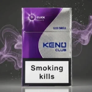 Keno Club Grape Click superslim ithal sigara – Siyah Üzüm