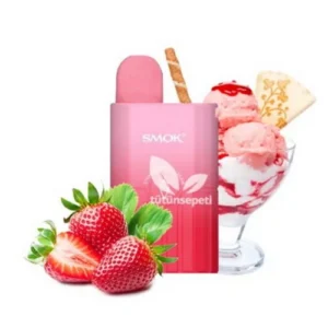 Smok ETO Bar Strawberry Ice Cream Puff – 8000 çekim