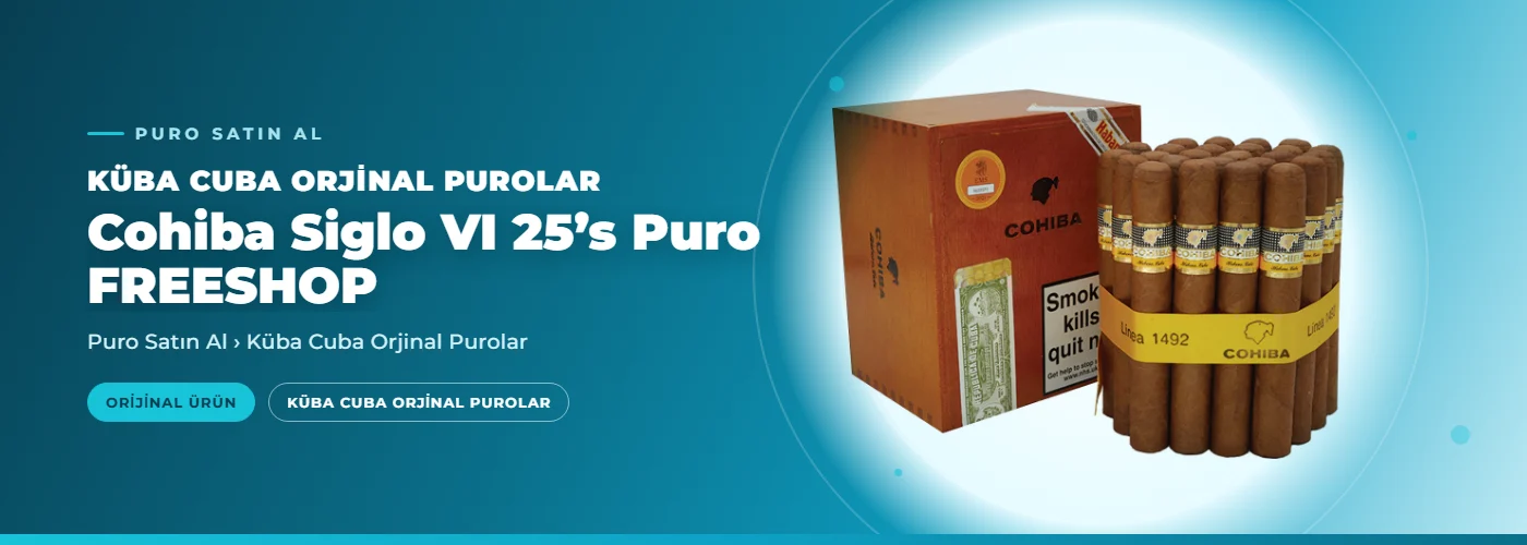 Cohiba Siglo VI 25’s Puro FREESHOP