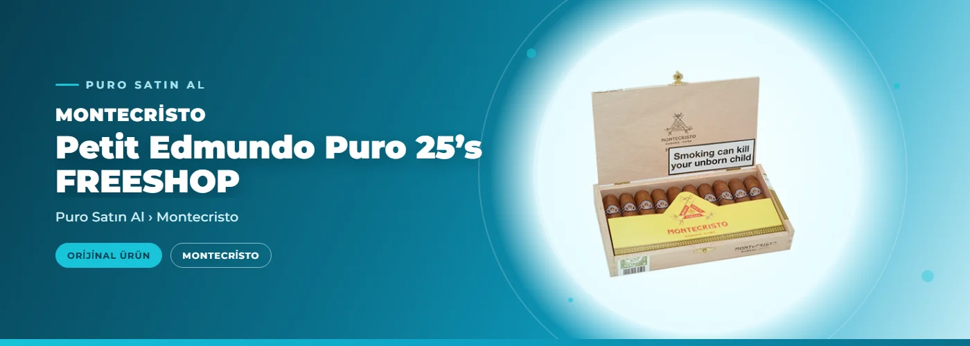 Montecristo Petit Edmundo Puro 25’s FREESHOP