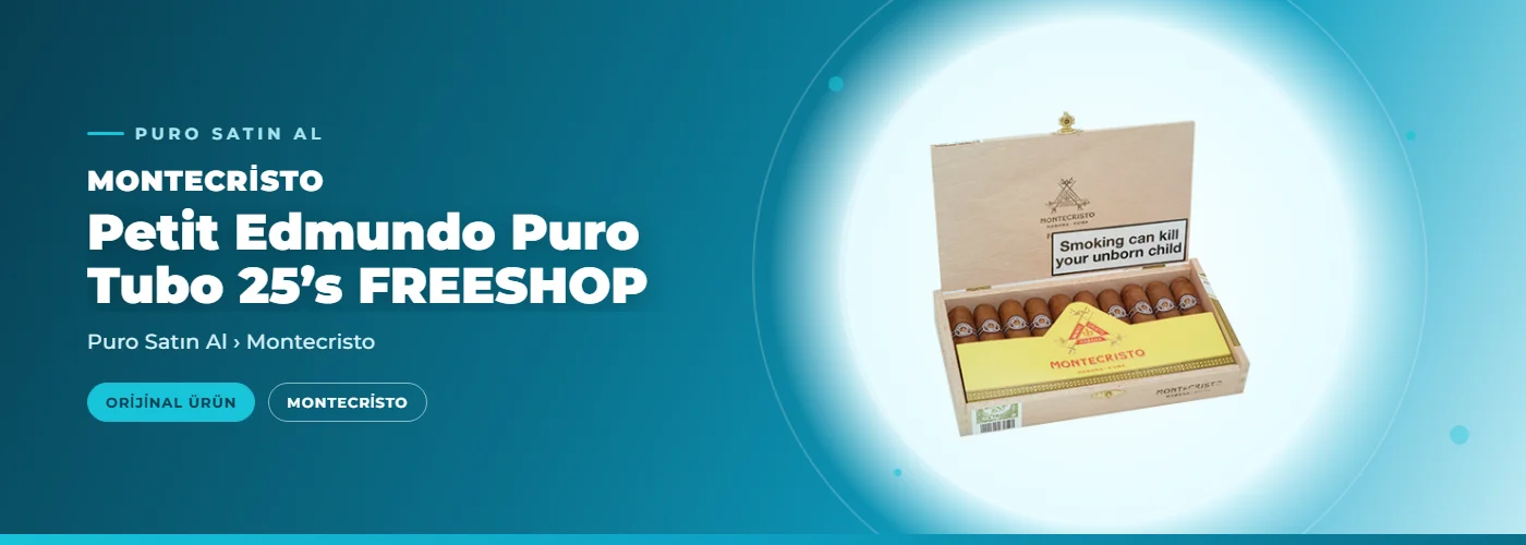 Montecristo Petit Edmundo Puro Tubo 25’s FREESHOP
