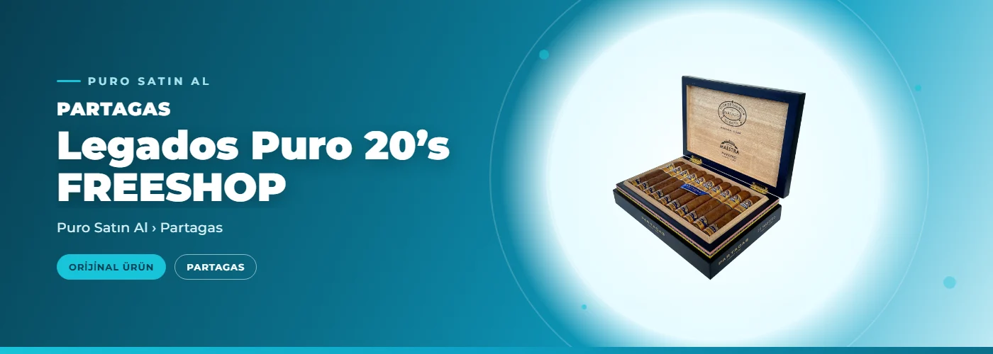 Partagas 	Legados Puro 20’s  FREESHOP