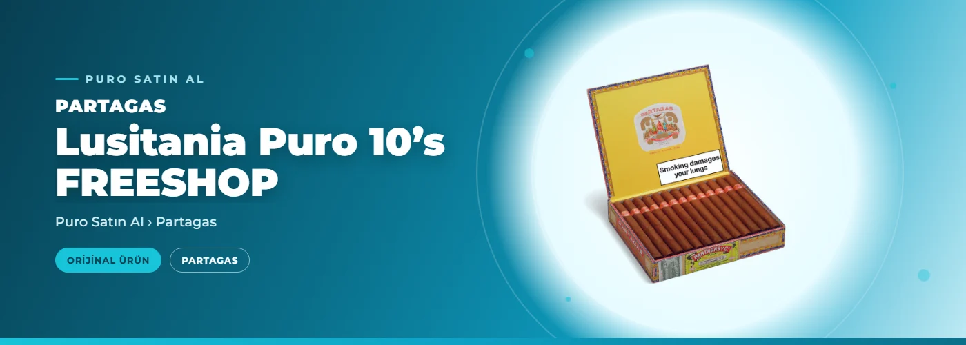 Partagas Lusitania Puro 10’s FREESHOP