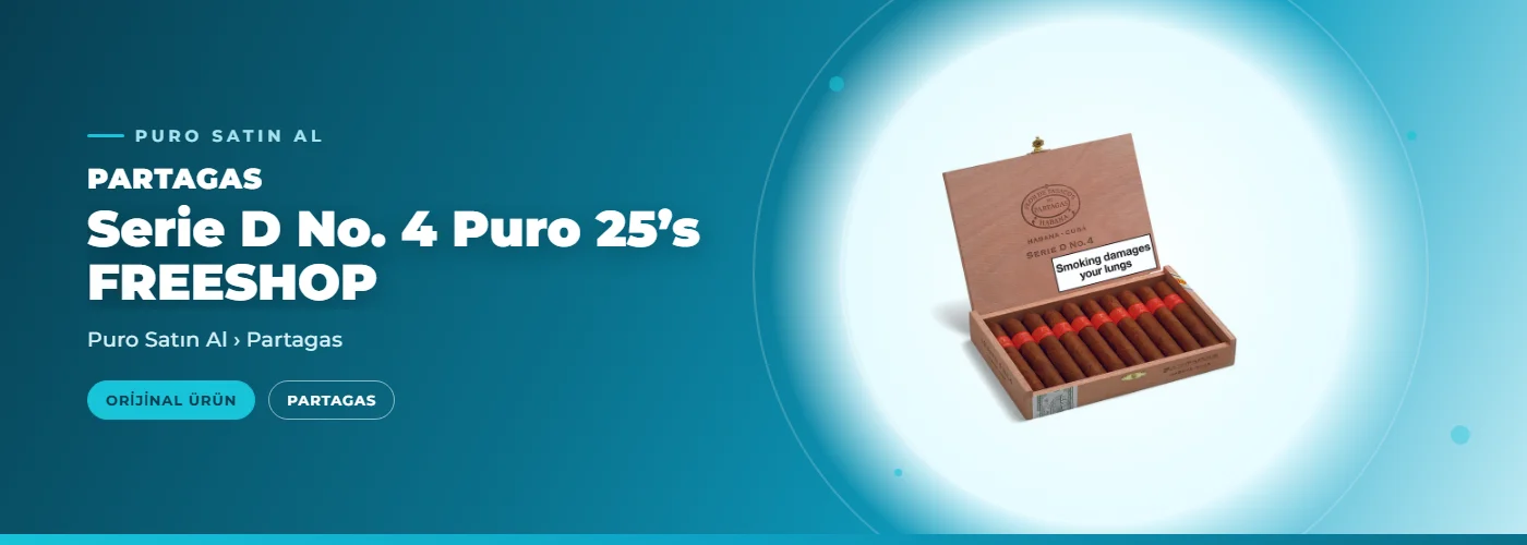 Partagas Serie D No. 4 Puro 25’s FREESHOP