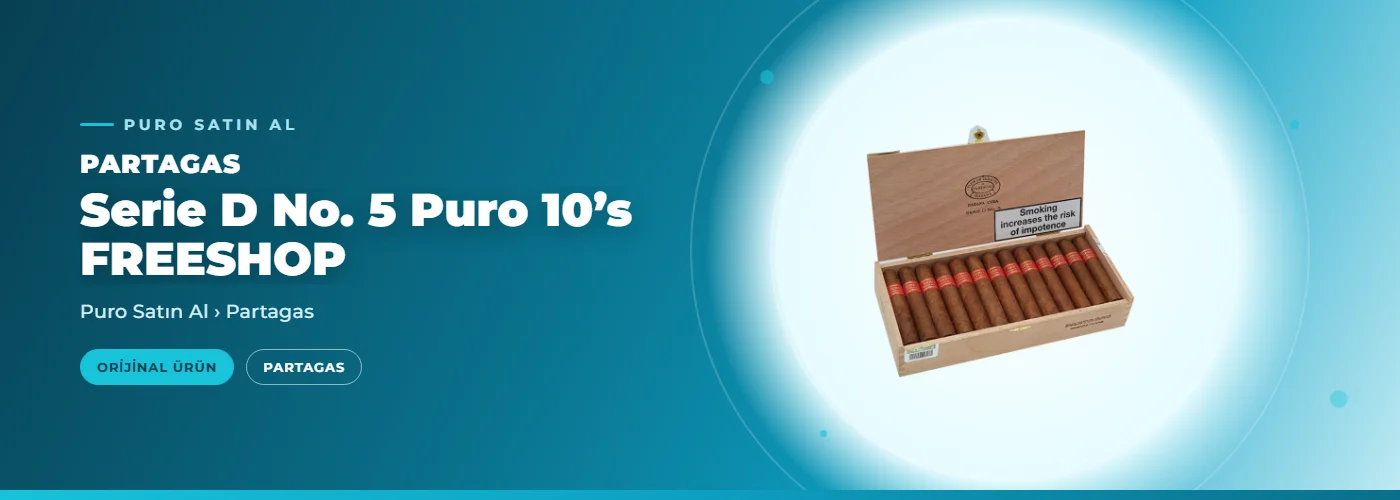 Partagas Serie D No. 5 Puro 10’s FREESHOP