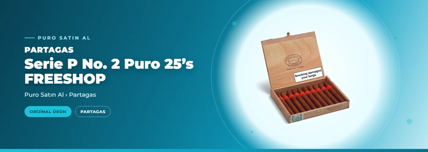 Partagas Serie P No. 2 Puro 25’s FREESHOP