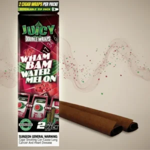 Juicy Double Wraps Wham Bam Karpuz Aromalı Puro Kağıdı