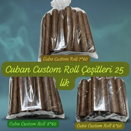 Cuban Custom Roll Çeşitleri 25’s – Küba El Sarımı Purolar