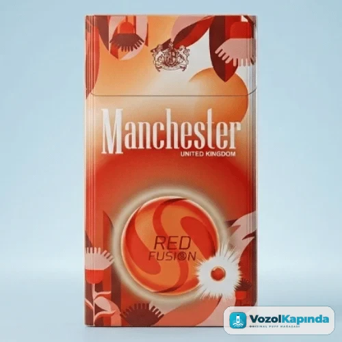 Manchester Superslim Red fusion Sigara – Çilek ve Nane