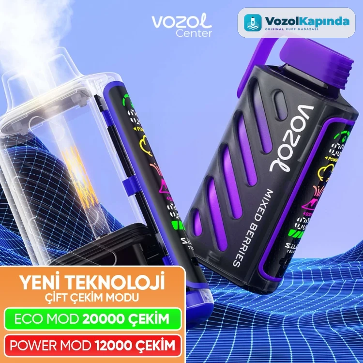 Vozol Gear Power 20000 Mango Pineapple Grapefruit - görsel 3