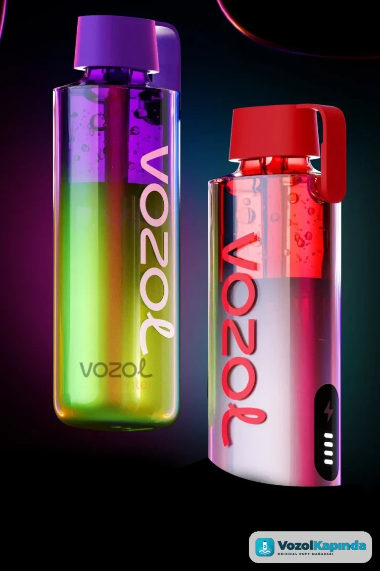 Vozol Neon 10000 Blue Razz İce - görsel 2